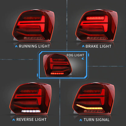 Volkswagen Polo MK5 6R/6C 2009-2017 VLAND Taillights - DTS AUTOMOTIVE